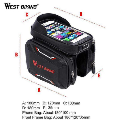waterproof bike front bag Cycling equipment summer  and rainproof tool