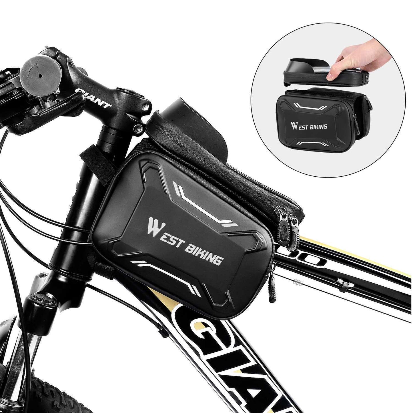 waterproof bike front bag Cycling equipment summer  and rainproof tool